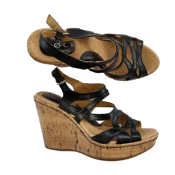 Born Shoes - B•O•C by BORN CONCEPT Brygida High Wedge Sandal 7